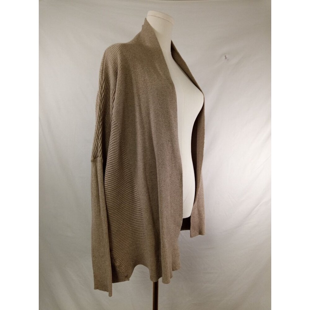 Rossi Women's Tan Knit Cardigan Duster Sweater Size Large - Picture 3 of 8
